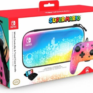Pack housse + manette PDP - Star Spectrum Super Mario